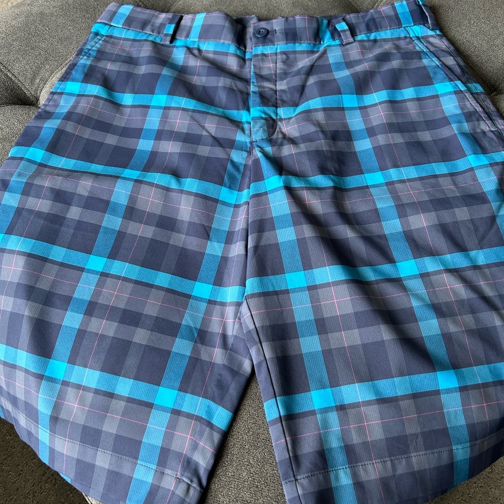 Nike Blue and Gray Athletic Shorts